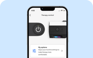 Therapy Control Feature Card