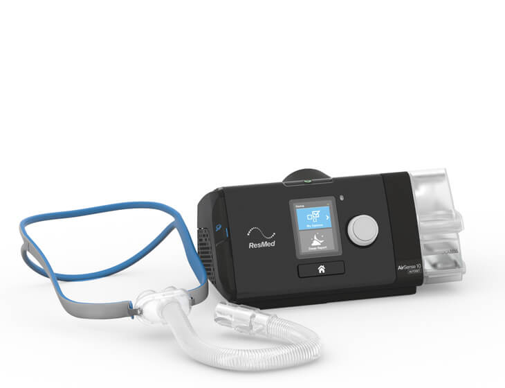 Sleep apnea machine and mask